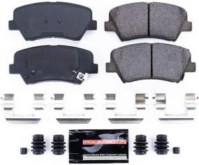 img 1 attached to 🔥 Enhance Braking Performance with Power Stop Z23-1543 Evolution Sport Brake Pads (Front)