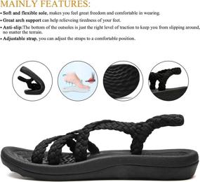 img 1 attached to 👟 Lightweight Waterproof Vacation Women's Athletic Sandals - Comfortable Shoes