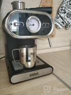 img 1 attached to Rozhkovy coffee maker Kitfort KT-702, black review by Ada Duniewska ᠌