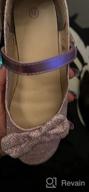 img 1 attached to KomForme Toddler Non Slip Ballet Walking Girls' Shoes in Flats review by Bobby Inappropriate