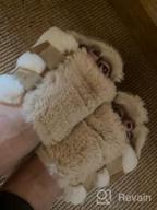 img 1 attached to KuaiLu Women'S Fuzzy Platform Slippers With Arch Support & Fluffy Fur - 6-12 Sizes! review by Jeanne Muse