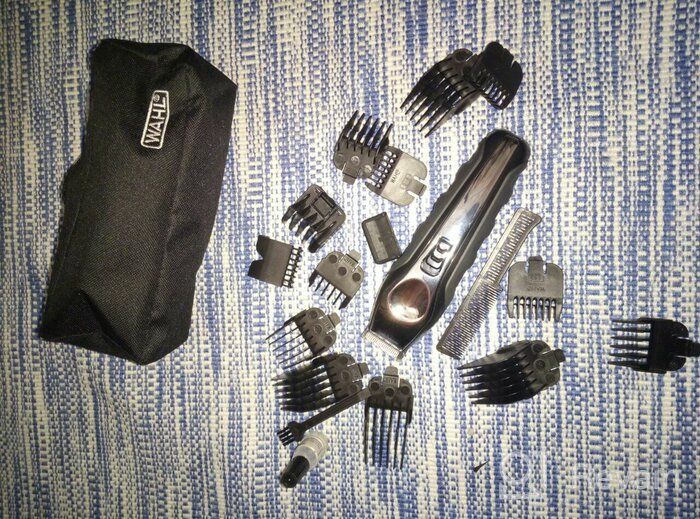 img 1 attached to Wahl Lithium Ion Total Beard Trimmer with 13 Guide Combs for Effortless Grooming – Model 9888 review by Agata Rudnicka ᠌