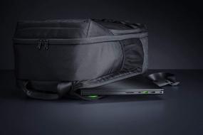 img 1 attached to 🎒 Razer Concourse Pro 17.3" Backpack: Durable Tear-Resistant Design, Convenient Front Utility Flap, Scratch-Proof Interior, Padded Mesh Straps - Fits 17 inch Laptops - Classic Black