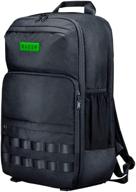 🎒 razer concourse pro 17.3" backpack: durable tear-resistant design, convenient front utility flap, scratch-proof interior, padded mesh straps - fits 17 inch laptops - classic black logo