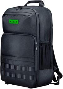 img 4 attached to 🎒 Razer Concourse Pro 17.3" Backpack: Durable Tear-Resistant Design, Convenient Front Utility Flap, Scratch-Proof Interior, Padded Mesh Straps - Fits 17 inch Laptops - Classic Black