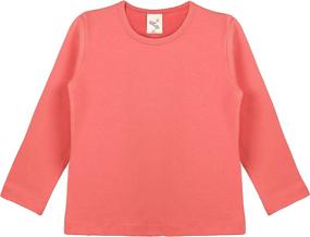 img 1 attached to Lilax Girls Sleeve Cotton T Shirt Girls' Clothing : Tops, Tees & Blouses