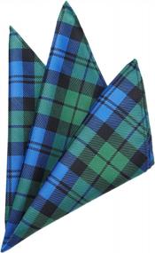 img 3 attached to Stylish Jacob Alexander Tartans Wallace Handkerchief: Essential Men's Accessory and Fashion Statement