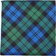 stylish jacob alexander tartans wallace handkerchief: essential men's accessory and fashion statement logo