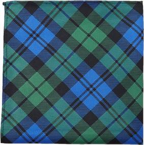 img 4 attached to Stylish Jacob Alexander Tartans Wallace Handkerchief: Essential Men's Accessory and Fashion Statement