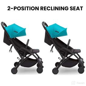 img 3 attached to 🚼 Jeep Breeze Stroller: Lightweight Design, Easy One-Hand Fold, Spacious Canopy, Recline & Shock Absorbing Frame - Discover the Sapling Version!