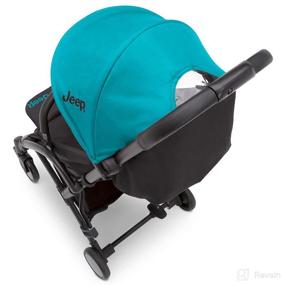 img 2 attached to 🚼 Jeep Breeze Stroller: Lightweight Design, Easy One-Hand Fold, Spacious Canopy, Recline & Shock Absorbing Frame - Discover the Sapling Version!