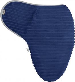 img 1 attached to Подарите своему ребенку уют с помощью мягкого и простого в использовании пеленального одеяла BlueSnail'S для новорожденных темно-синего цвета - идеально подходит для младенцев в возрасте от 0 до 3 месяцев!