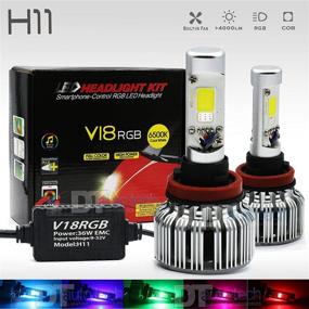 img 3 attached to 10000LM Headlight Running Bluetooth Control Lights & Lighting Accessories