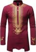 gold print dashiki shirt - traditional african men's luxury clothing by lucmatton logo