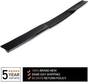 img 1 attached to 🚗 SCITOO Black Universal Top Roof Spoiler Wing Adjustable - Fit for LINCOLN, Chevy, Chrysler, MAZDA, TOYOTA, Honda Series - Size: 34 Inch x 2.75 Inch