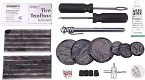 img 3 attached to 32 Piece WYNNsky Tubeless Tire Repair Tool Kit For Bike, Bicycle And Motorcycle - Plug Kit.