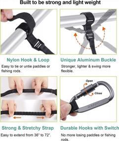 img 3 attached to Secure Your Equipment With Ayaport Kayak Paddle Leash - Perfect Kayaking, Fishing, SUP, & Canoe Accessory