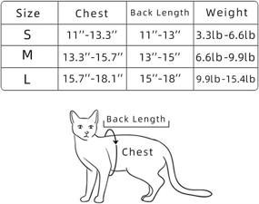 img 3 attached to WOLEDOE Cat Recovery Suit: Ideal Alternative to Cat Cones for Spay Surgery or Skin Diseases - Camouflages, Medium Size