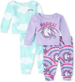 img 4 attached to Childrens Place Toddler Unicorn Lavender Apparel & Accessories Baby Boys ... Clothing