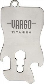 img 1 attached to Инструмент Titanium Key Chain Tool от Vargo, оптимизированный для SEO
