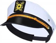 set sail in style with our yacht captain hats - adjustable and perfect for parties logo