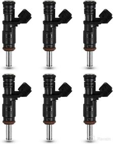 img 4 attached to Set of 6 Fuel Injectors for 2006-2012 BMW 128i 325i 328i 525i 528i 530i X3 X5 Z4, Replacing Part #13537531634 7531634