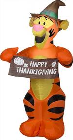 img 2 attached to Get Festive With The Gemmy 3.5' Airblown Inflatable Harvest Tigger From Disney