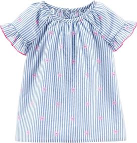 img 1 attached to Shop the Trendy Kosh Girls 🌸 Toddler Floral Pockets Girls' Clothing at Active Today!