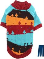 🐶 stylish mikayoo dog christmas sweater - keep your pet warm and festive this holiday season! logo