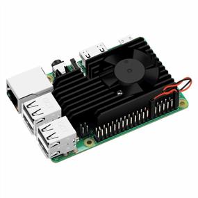 img 4 attached to 🔥 GeeekPi Raspberry Pi 4 Fan Heatsink, Premium Aluminum Cooling Kit for Raspberry Pi 4B/3B/3B+ (B Plus)