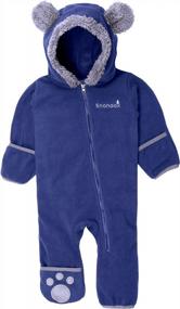 img 2 attached to Winter-Ready: Keep Your Baby Warm With Snonook Bunting Suit With Fleece Hood And Mittens