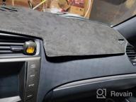 img 1 attached to Protection And Style: SHINEHOME Dashboard Cover For 2015-2020 Ford F150 review by Richard Summerall