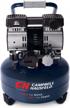 portable and powerful: campbell hausfeld 6 gallon quiet air compressor for diy and professionals logo