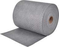 🧽 super absorbent gray oil mat roll - aain lt010a heavy duty pads, 150' l x 15" w логотип