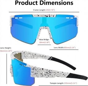 img 1 attached to Polarized Sport Sunglasses For Men And Women - Xiyalai UV400 Shades For Cycling, Baseball, Biking, And Fishing