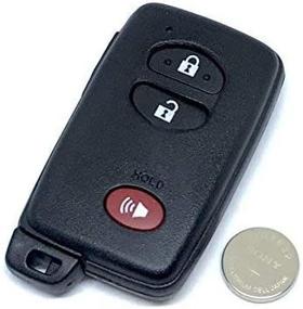 img 1 attached to Toyota Prius HYQ14ACX Replacement Shell With Buttons, Key, And Battery - Complete Remote Store Bundle