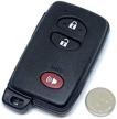 toyota prius hyq14acx replacement shell with buttons, key, and battery - complete remote store bundle logo
