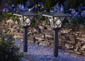 img 2 attached to Moonrays 91379 Ridgely-Style Premium Output Solar Powered Plastic LED Path Light