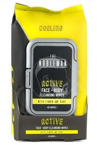 img 2 attached to 60-Count Active Men'S Face And Body Cleaning Wipes For Hygienic Skincare
