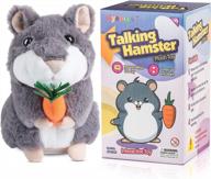 talking hamster toy - fun & interactive baby & autism toys for kids | repeats what you say | perfect gift for boys & girls logo
