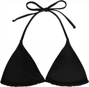 img 1 attached to AmzBarley Women'S Halterneck String Bikini Set - 2 Piece Swimwear Suit For Stylish Beach Fashion