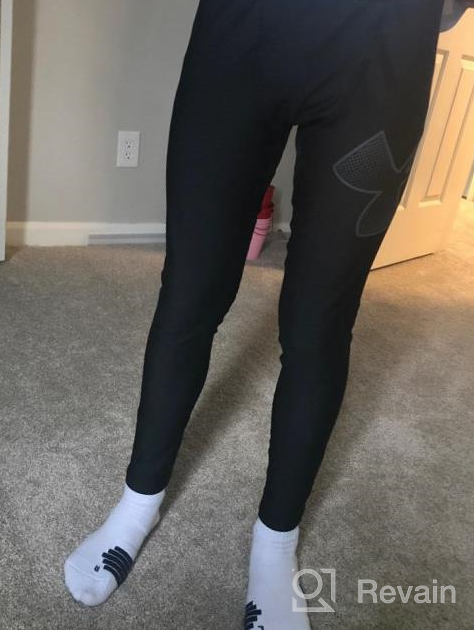 img 1 attached to Stay Cool and Comfortable with Under Armour Boys' HeatGear Leggings review by Noah Jess