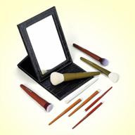 get gorgeous with eigshow's essential makeup brushes and folding mirror set: 9pcs in 5 color options! logo