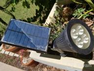 img 1 attached to Illuminate Your Outdoors With URPOWER Solar Lights: Waterproof, Adjustable And Auto On/Off For Garden, Pathway And Pool - 4Pack Warm White Spotlight review by Jeffrey Johnston