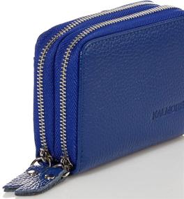 img 1 attached to KALMOR Wallets Leather Double Blocking Women's Handbags & Wallets and Wallets