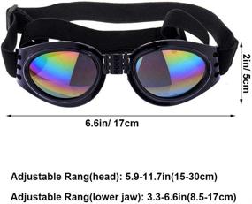 img 2 attached to Водонепроницаемые солнцезащитные очки Goggles с регулируемой защитой