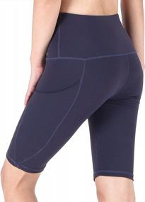 img 2 attached to Women'S High Waist Yoga Pants With Pockets - 4-Way Stretch Workout Leggings From SouqFone!