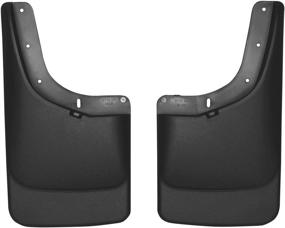 img 4 attached to Husky Liners Mud Guards - Rear | Black | Fits 2004-2012 Chevy Colorado/GMC Canyon w/o Flares (2 Pcs)