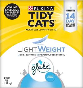 img 4 attached to Extra Strength Lightweight Glade Scented Clumping Cat Litter - Purina Tidy Cats