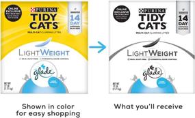 img 3 attached to Extra Strength Lightweight Glade Scented Clumping Cat Litter - Purina Tidy Cats